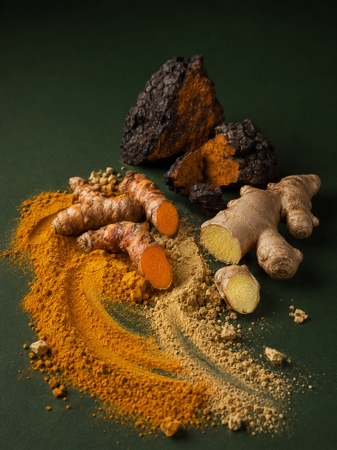 Chaga + Turmeric + Ginger